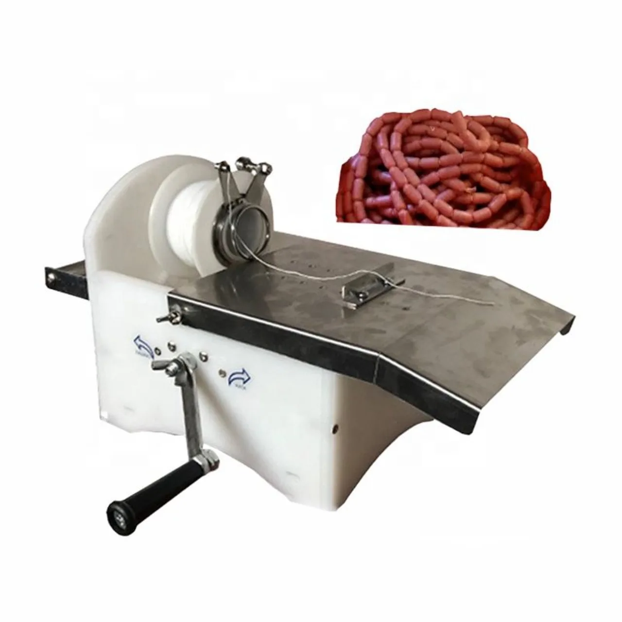 Sausage Knotting Tying Binding Linker Machine Hand-cranked Automatic Food Material Portable Manual Sausage Twisting Machine