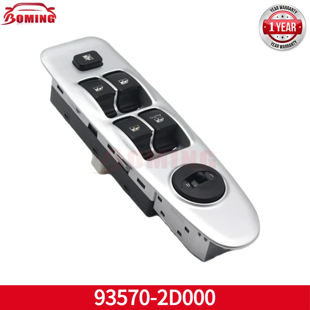 

For Hyundai Elantra 2.0L 2001-06 935702D000 93570-2D000 New Car Front Left Driver Side Power Window Master Control Switch Button