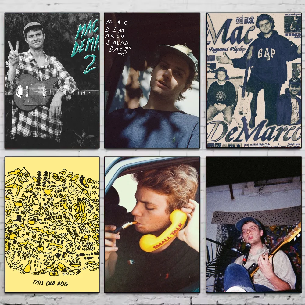 Mac DeMarco Singer Five Easy Hot Dogs Poster HD art sticky wall waterproof home living room bedroom bar aesthetic decoration