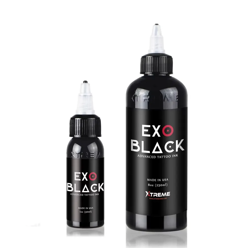 1oz/8oz High Quality Black Tattoo Ink Professional  Microblading Natural Permanent Easy Coloring For Body Art Tattoo Artist Ink