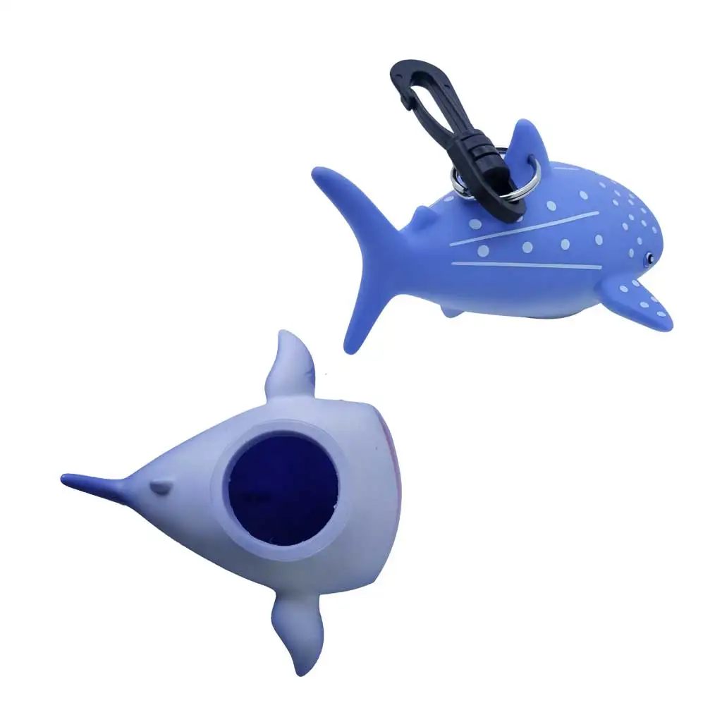 Cartoon Fish Scuba Dive Mouthpiece Dustproof Cover Regulator Holder With Clip Octopus Safe Second Stage Protective Accessories