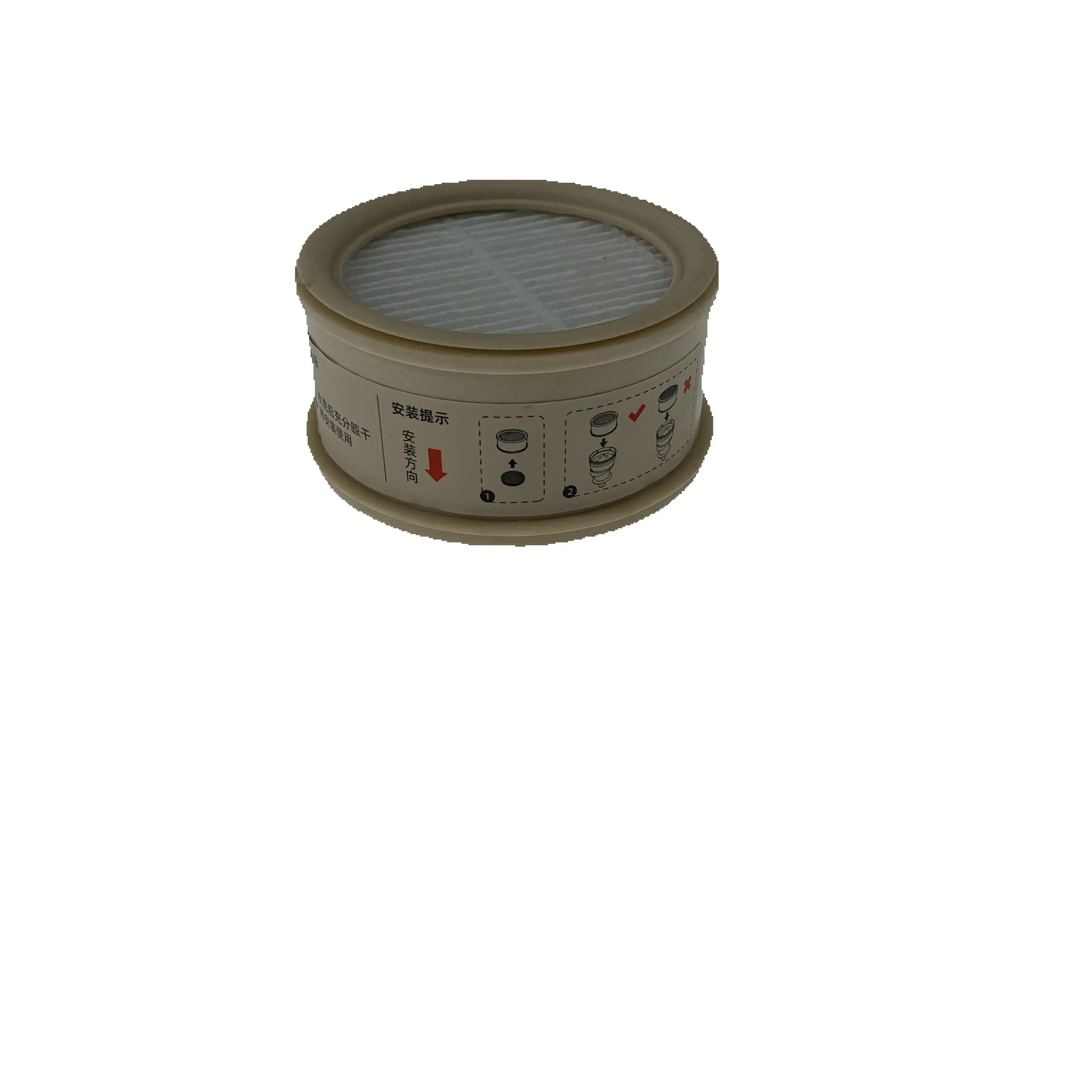 Dreame V12slim/V11GT/R10S vacuum cleaner filter element, brand new original filter element, black filter screen, white shell