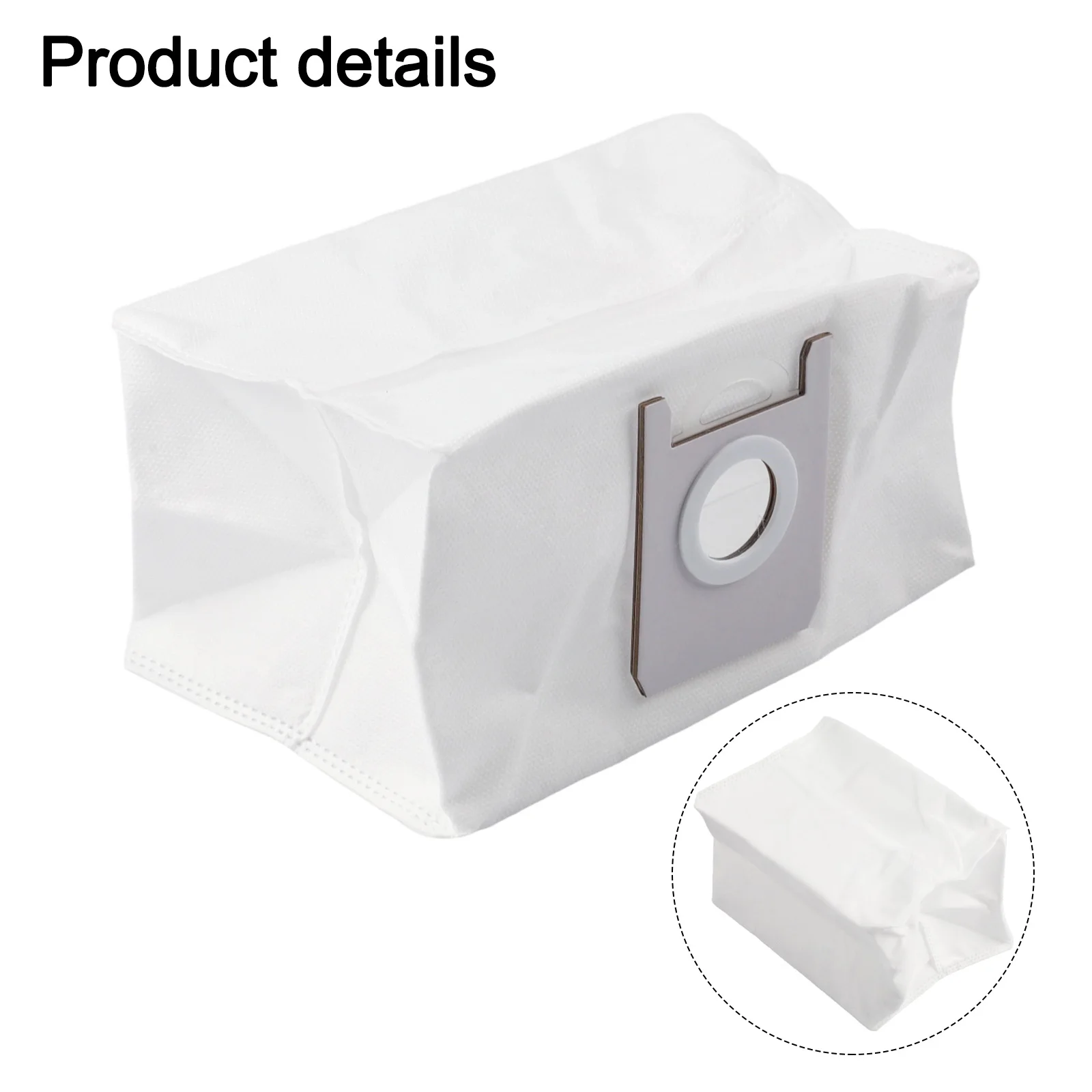 Compatible For EVE PULS 5PCS Dust Bags For Home Cleaning Self Emptying Vacuum Bag Cleaning Brush Multi-layer Filtration System
