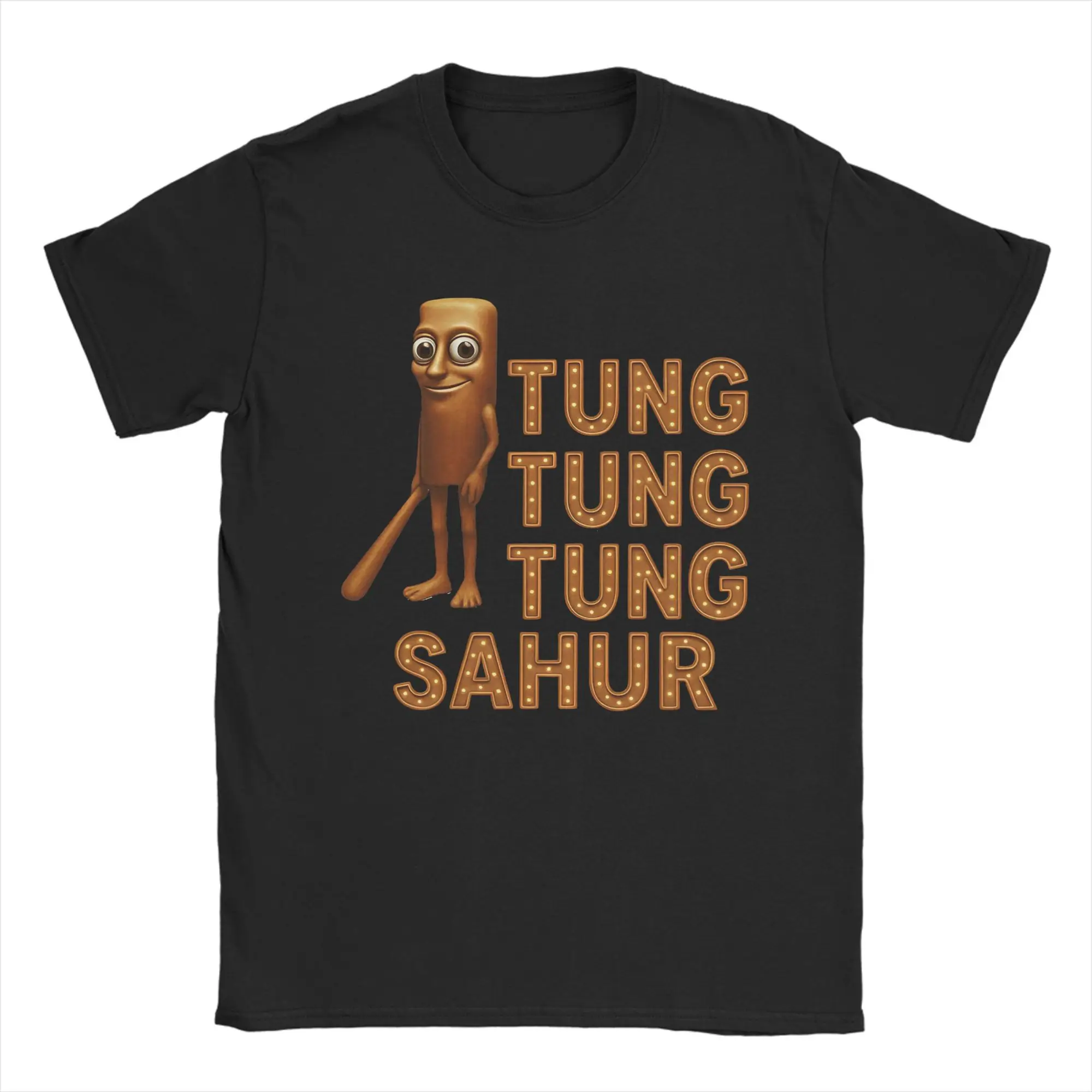 

Tung Tung Tung Sahur Funny Baseball Bat Meme T Shirt Men Cotton Vintage T-Shirts Italian Brainrot Tee Shirt Short Sleeve Clothes
