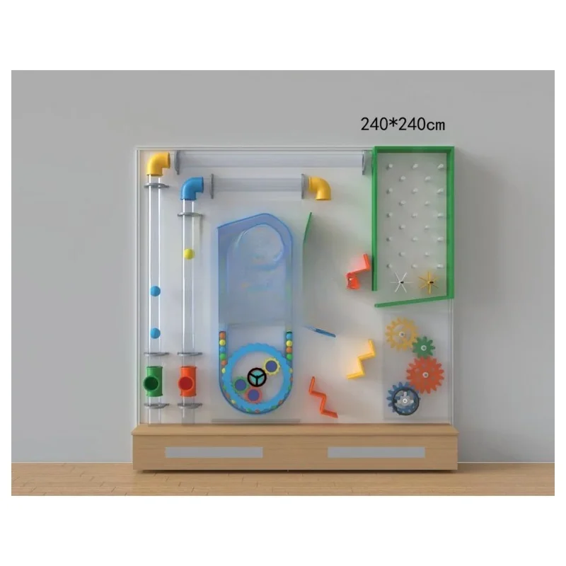 Interactive Ball Wall Game , Indoor Playground Sensory Activity Board for Kids Amusement Center Squash Running