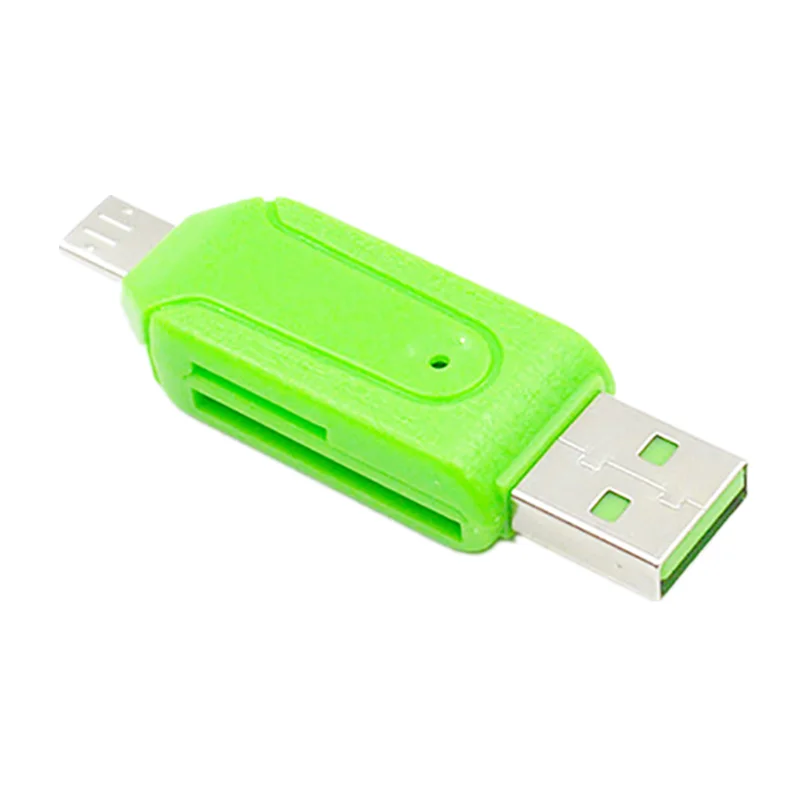 Kaartlezer USB2.0 Naar SD TF Geheugen Adapter Hoge Snelheid TF Geheugen 2 IN 1 Kaartlezer Voor PC Laptop Accessoires