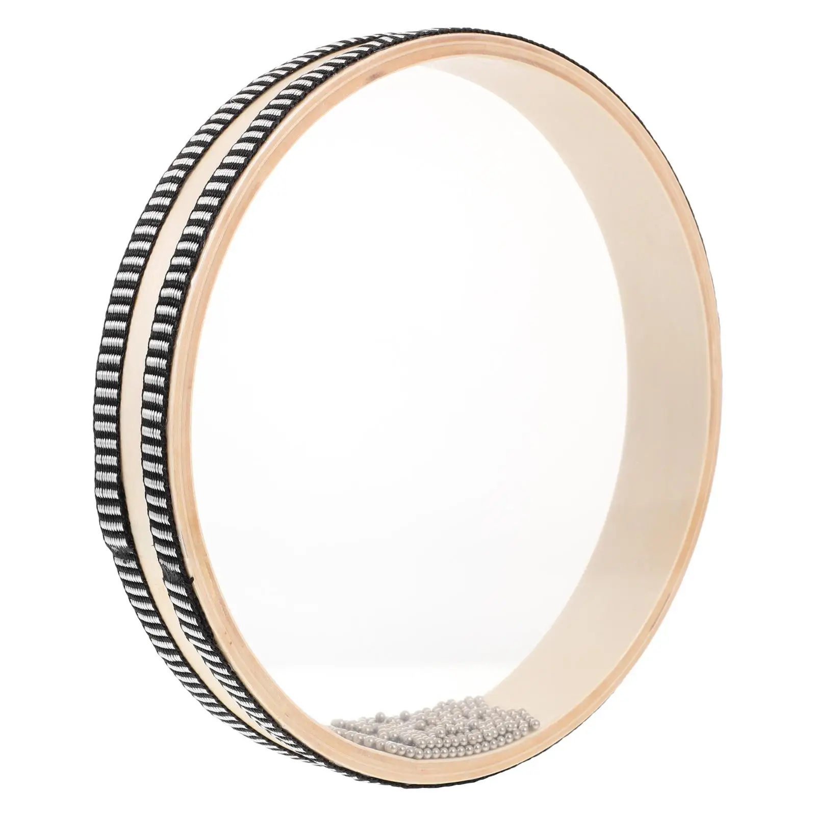 10 Inch Ocean H Beads Drum Kids Beads Ocean Drum Toys Safe Smooth Percussion Toy Musical Instrument