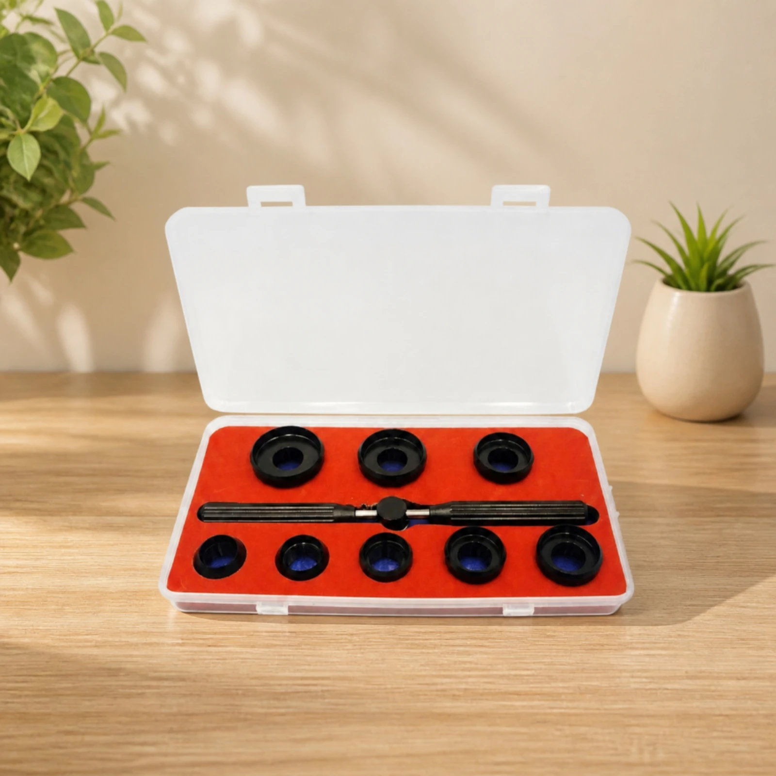 8 Pieces Watch Case Opener Easy to Use Caseback Opener Case Spanner Portable Tool Compact for Watchmakers, Bench Work