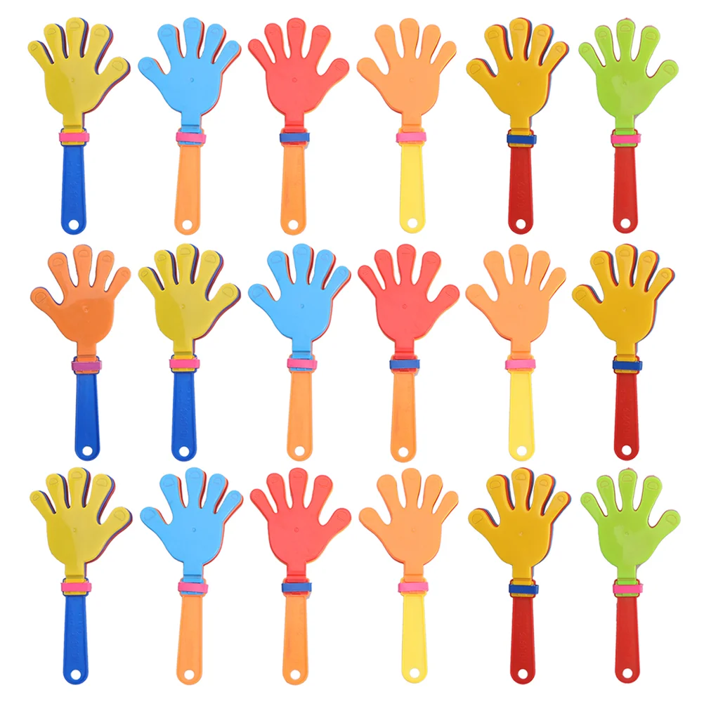 36 piezas de plástico Palm Clap Noisemakers para eventos deportivos accesorios de mano fiesta Festival Clappers niño