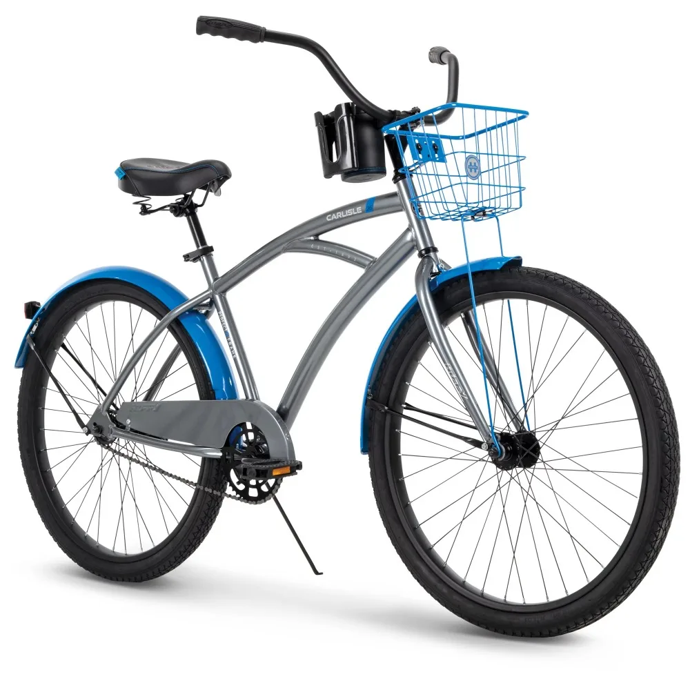 

2024 New 26-In. Cruiser Bicycle for Men, Gray and Blue