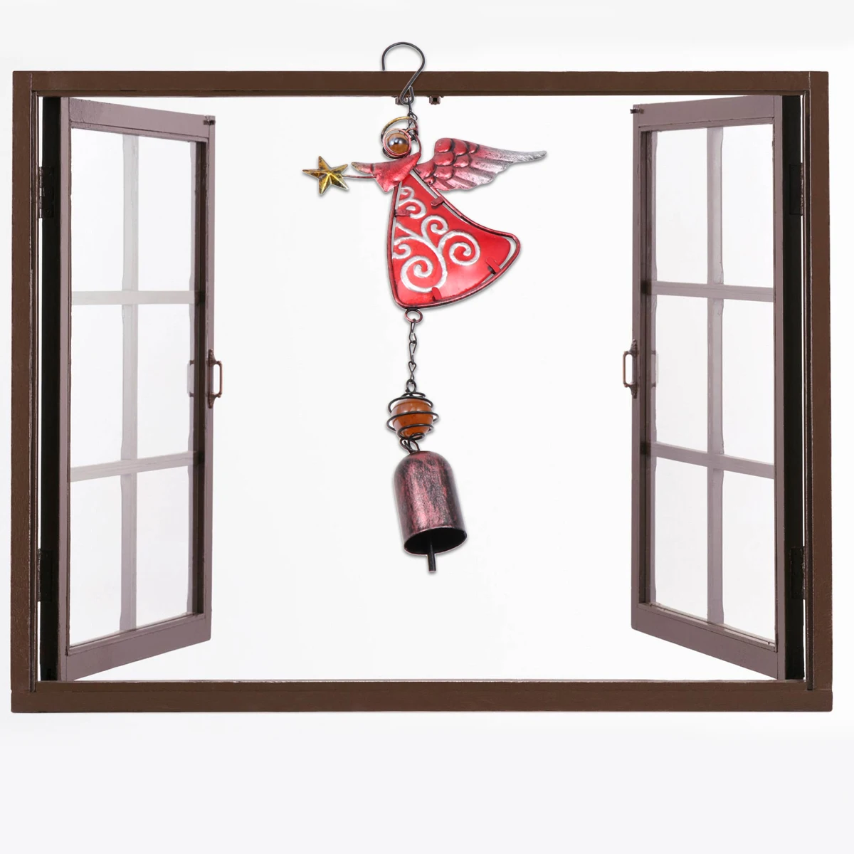 

Wind Chimes Ornament Charming Hanging Pendant Home Decor Garden Metal