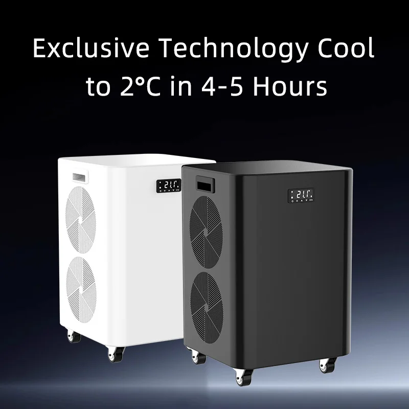 Portable Ice Bath With Chiller Filter Commercial Water Chiller Athlete Recovery Cold Plunge 110V 220V 0.5-3h.p
