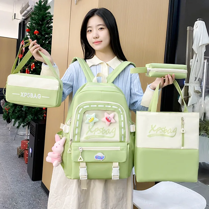 

Cute Backpack Kids Backpacks for Boy Fashionable Canvas Campus Cute Backpacks School Bag Class Bags for Girl Designer Bag Рюкзак