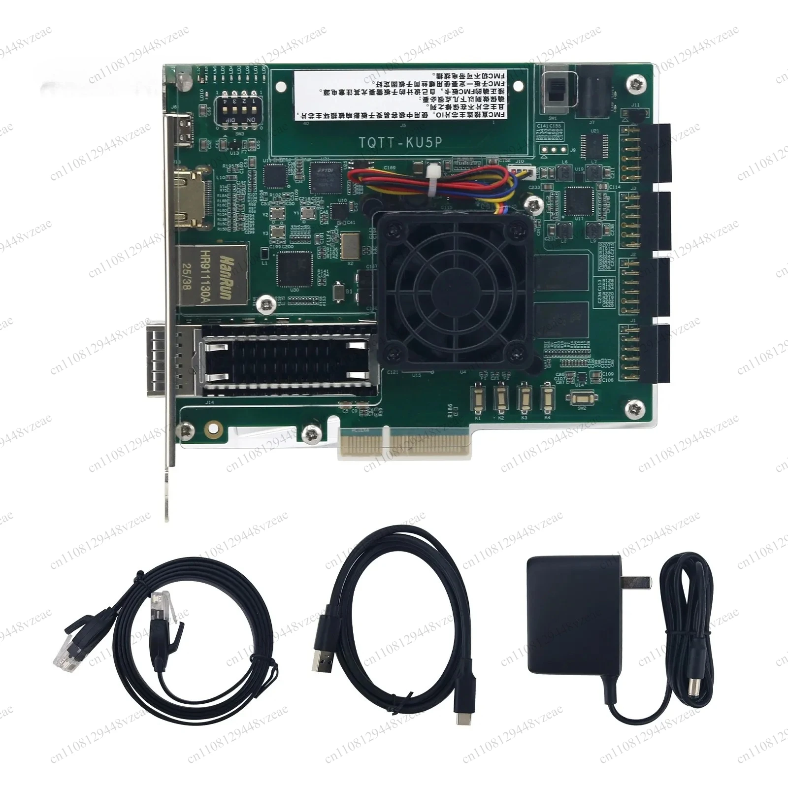 Board FMCPCIE3.0 HDMI-compatible 100G Gigabit Ethernet for FPGA Development HamGeek XCKU5P Development