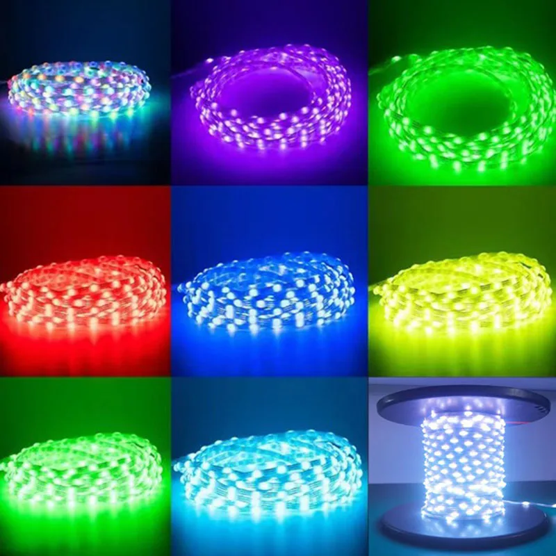 5mX Addressable WS2811 LED Pixel Full Dream Color Pebble IP67 LED Pebble String Light Fairy Light For Holiday Decoration Outdoor