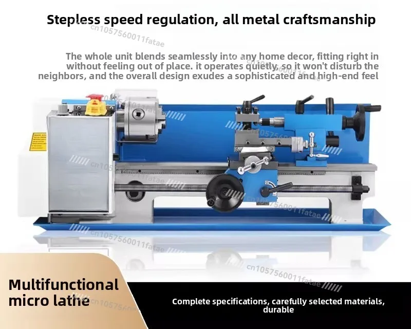 Metal Small Miniature Mini Precision Multifunctional Household Horizontal Desktop Lathe 210V0618