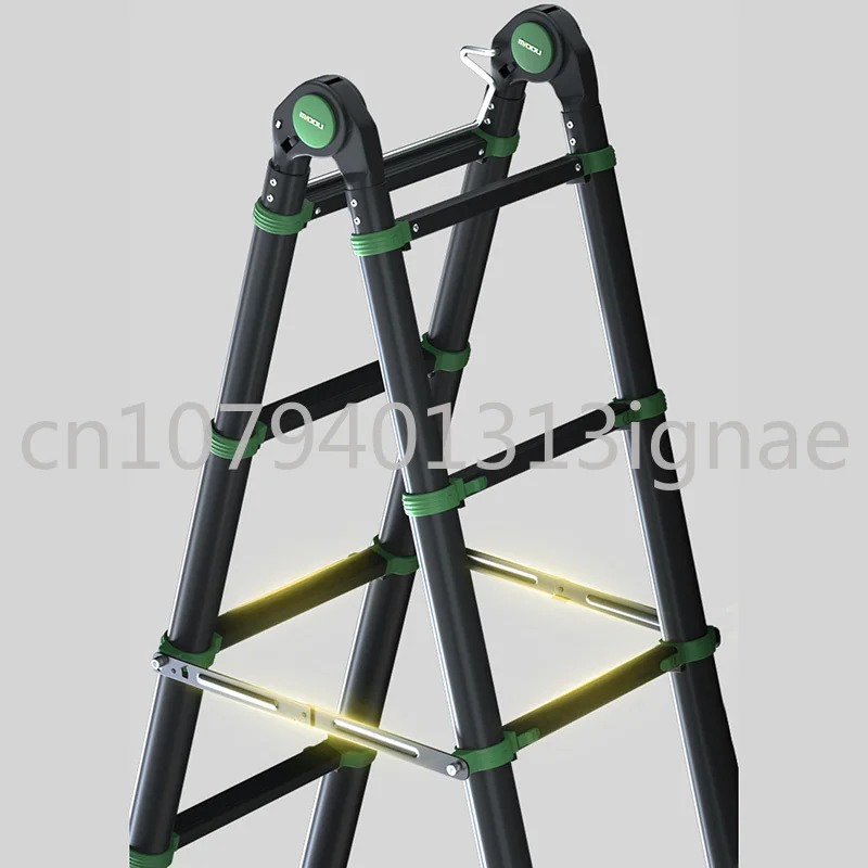 Ladder expansion ladder, thickened aluminum alloy folding ladder, outdoor engineering stairs, portable ladder stools