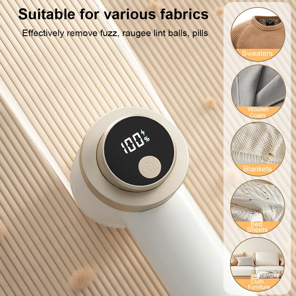 Lint Shaver Rechargeable Professional Clothes Hair Ball Trimmer Portable Fluff Remover Lint Remover For Sweater Fabric Garment