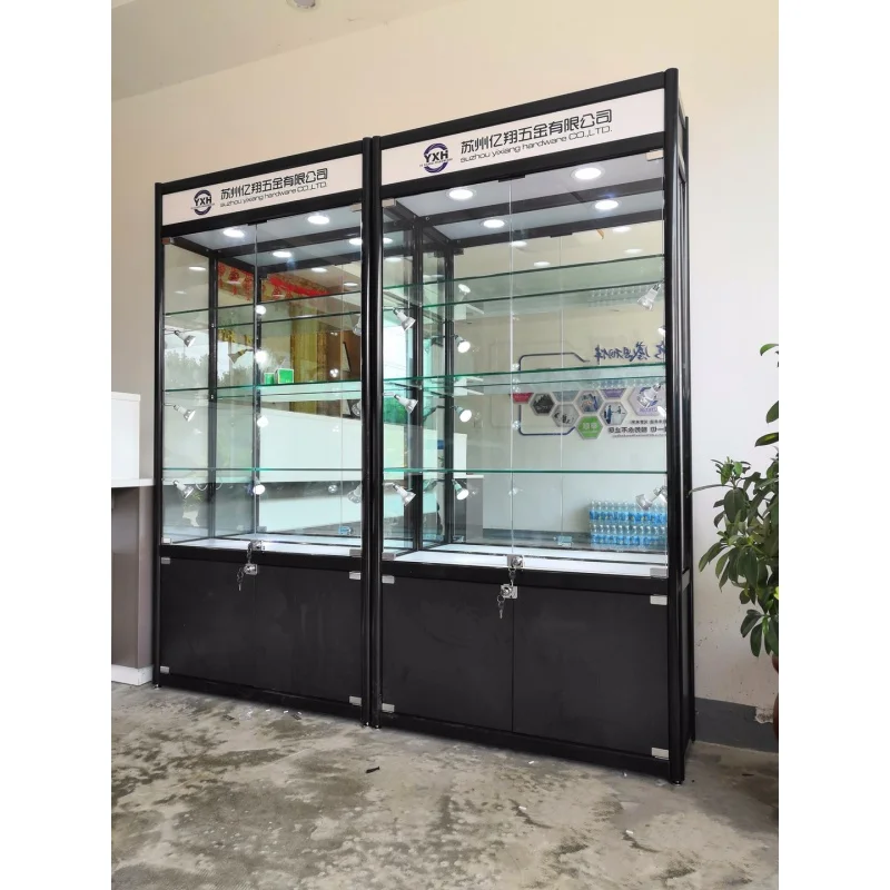 custom，Customized Products Of Tall Glass Mobile Phone Showcase Display