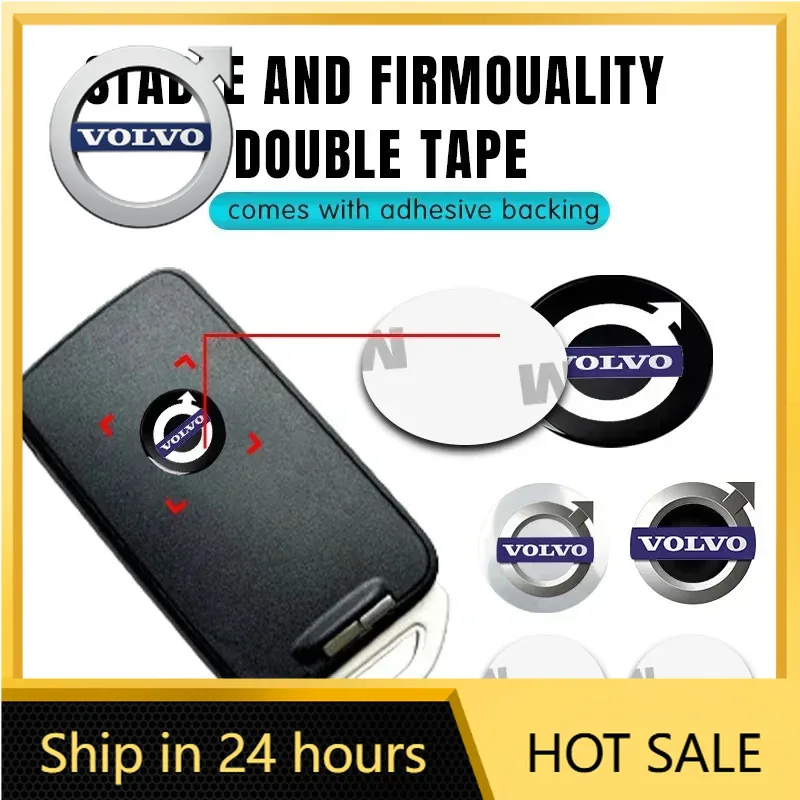 

2026 Новый для Volvo Эмблемы 3/5/10 шт. 14 мм Наклейка на автомобильный ключ Эмблема Логотип для Volvo T6 S40 S60 S90 XC40 XC60 XC90 V40 V50 V60 V90 T5