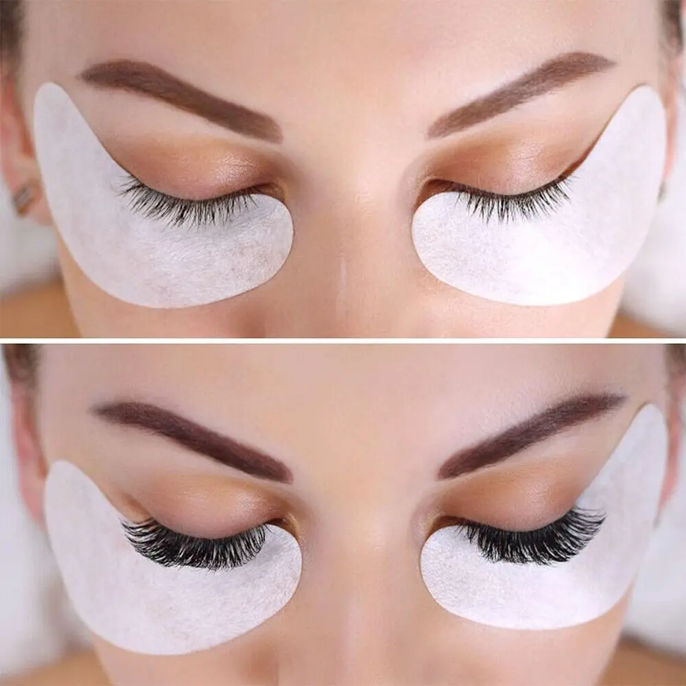 10 Stück hochwertige Salon Pfropf wimpern Wimpern verlängerung fusselfrei unter Augen gelpads Augen papier pflaster