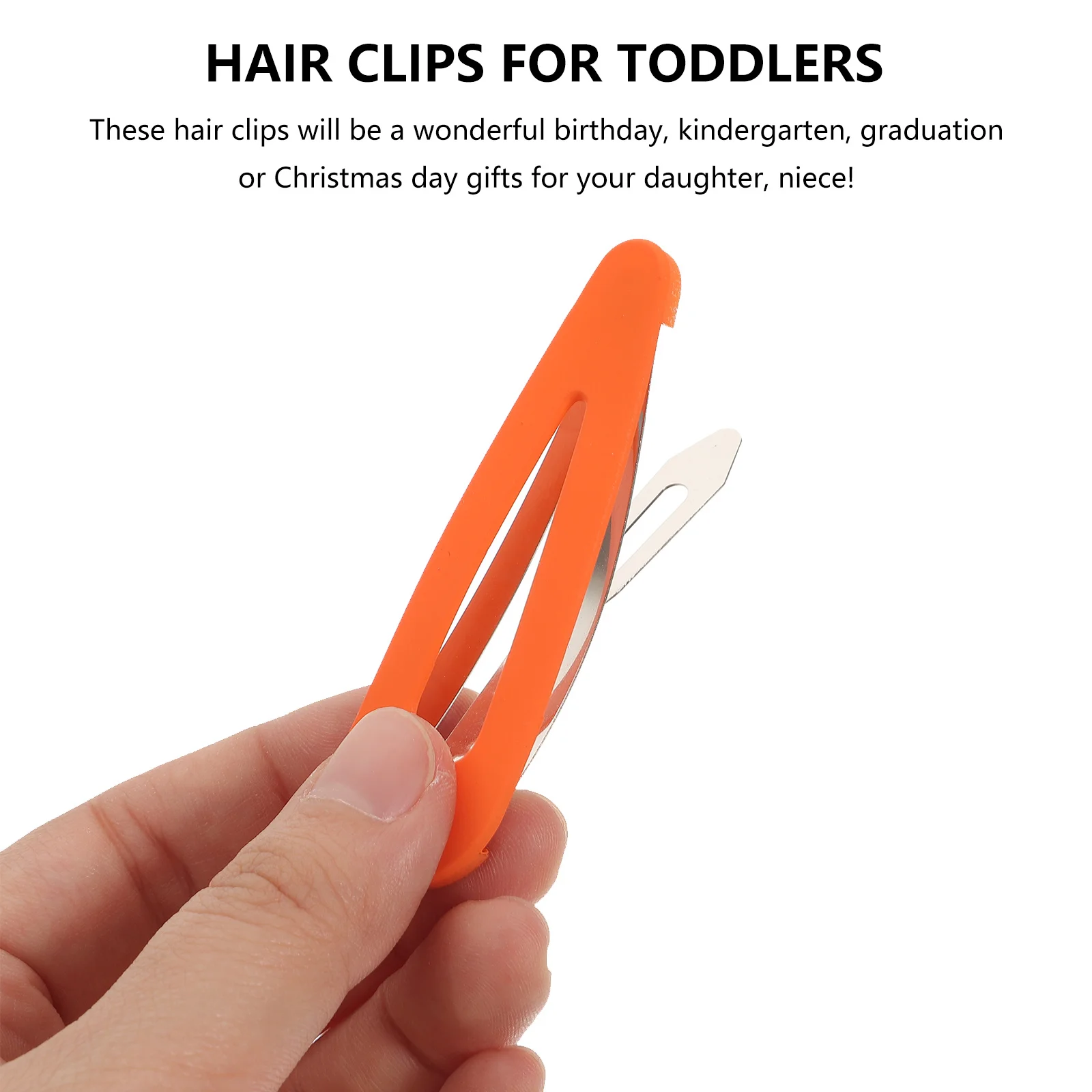 

10Pcs Water Drop Hair Clips Small Exquisite Metal Snap Barrettes Cute Hair Accessories for Girls Toddlers Teens Birthday Gifts