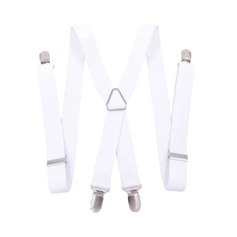 Adult Suspenders for Skirt Jeans Elastic Thin X Shape Back Suspender for Men Woman Heavy Duty Belt Christmas Gifts