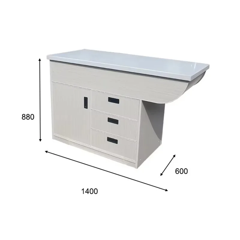 Veterinary Wet Table Dry Pet Animal Disposal Table Veterinary Examination Animal Consultation Table for Animal Care and Supplies