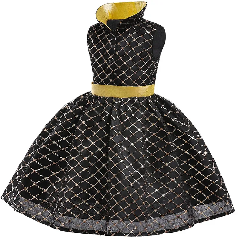 New Movie Elemental Girls Flame Amber Dress Up Halloween Boys Water Wade Cosplay Costume Kids Fire Wig Party High Collar Dresses