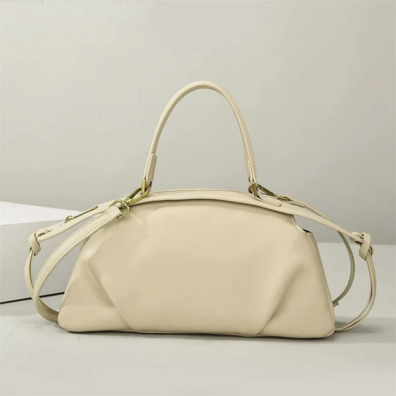 

Vintage Inspired Doctor Bag For Ladies Retro Leather Satchel With Structured Shape And Antique Brass Hardware