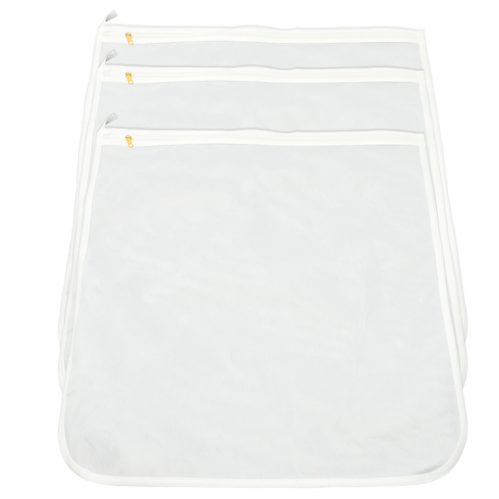 

3 Pcs Mesh Laundry Bag Polyester Foldable Storage Bags Travel Wash Machine Sock Bra Gloves Washing Pouch