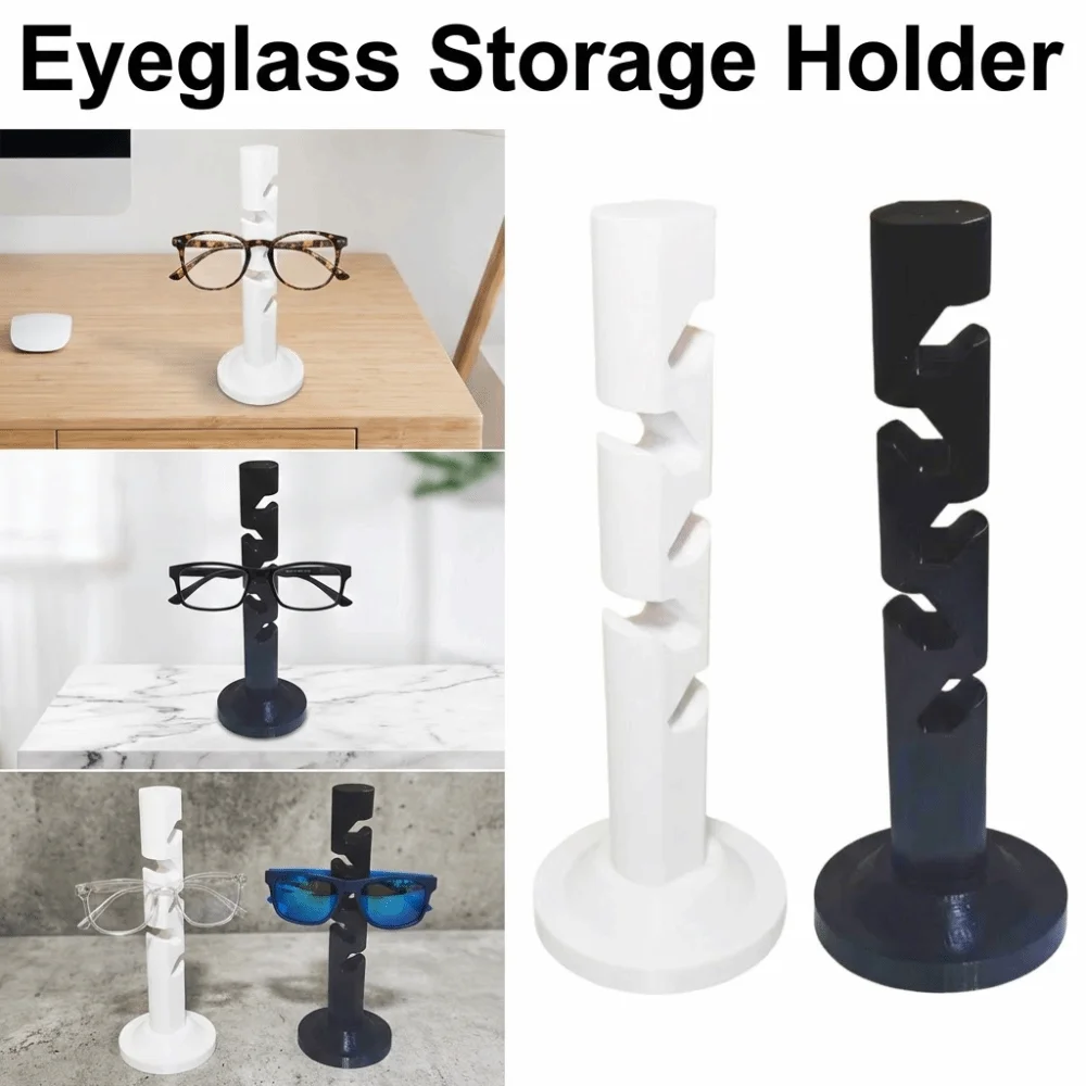

3D Printing Eyeglass Storage Holder Creative Funny Sunglasses Rack Universal Space-Saving Desktop Glasses Bracket