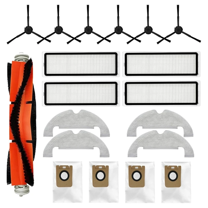 Filter bürste Mop Pads Staubbeutel Zubehör für Dreame D10 plus Roboter Staubsauger