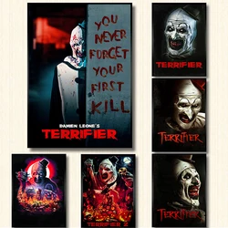 2022 Terrifier 2 Poster Aesthetics Movie Tv Set Retro Decoration Horror Film Canvas Painting For Wall Art Mural Home Room Decor