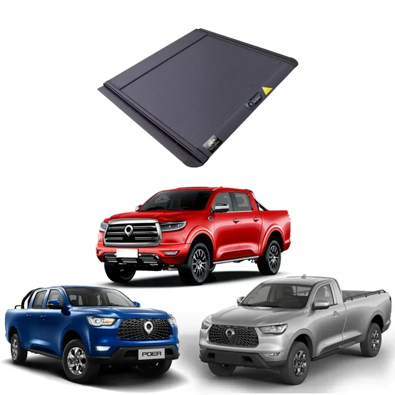 

2024 High quality retractable roller cover tonneau cover for Great Wall Cannon pickup truck with lock