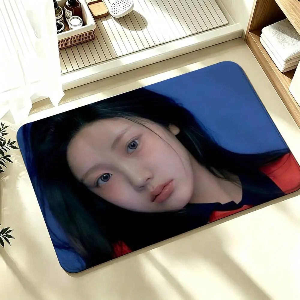 W-Wonhee Lee Won Hee Shower Room Absorbent Small Floor Mat Soft Comfortable Decorative Foot Mat