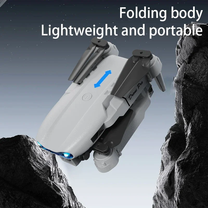 KBDFA E99 Drone di controllo dello schermo dell'aria Professionale Wide HD 4K Fotocamera Pieghevole Elicottero Aerei Quadcopter Drone Regalo per bambini Giocattoli