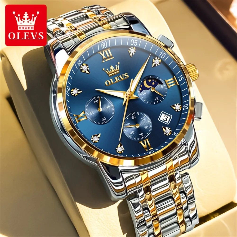 Men's Classic Three Eye Chronograph Watch