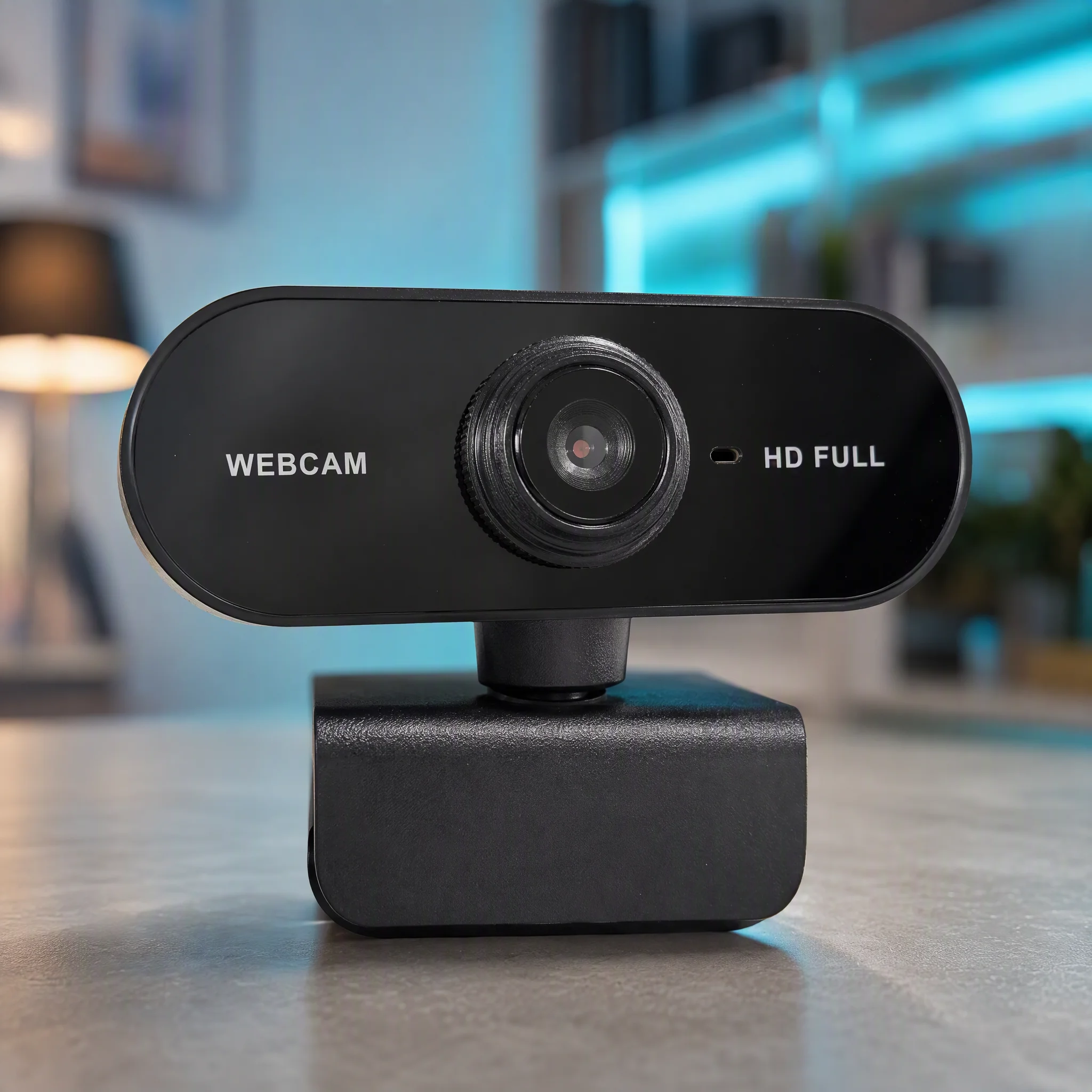 Plug and Play PC Camera 360° Rotatable for Video Calls, Zoom, Teams, Streaming,USB Webcam with Built-in Microphone