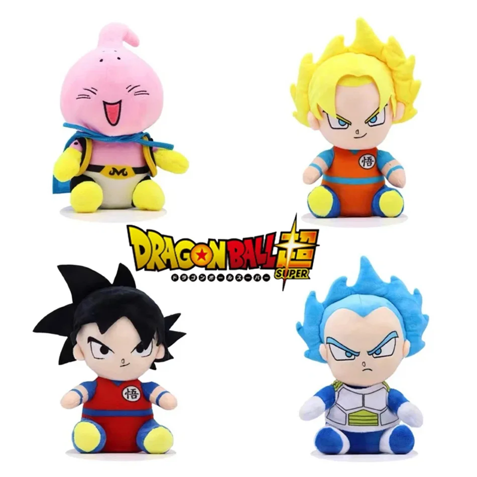 

Плюшевые игрушки по аниме Dragon Ball (20 см): Супер Сайяны Гоку, Вегета, Пикколо, Транкс, Гохан. Мультяшные фигурки, мягкие куклы, подарки для детей.