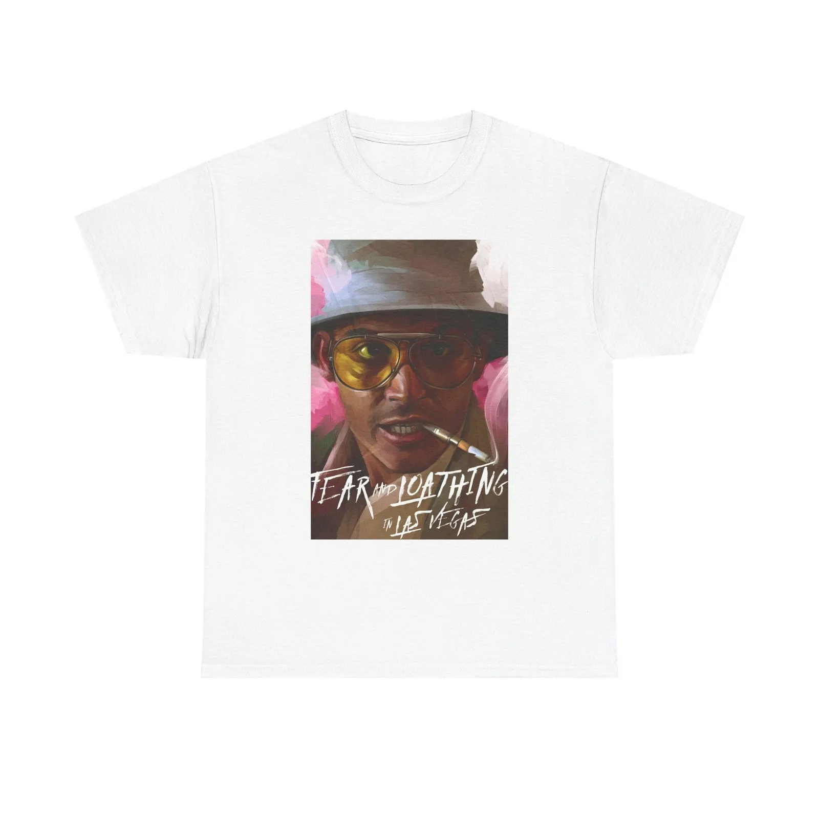 Fear And Loathing Graphic T Shirt Retro Vegas Vintage Unisex Heavy Cotton Tee