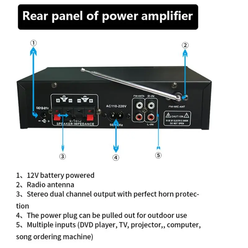 ホームスピーカーg30 g919h,Bluetoothオーディオアンプ,サブウーファー,オーディオ,サウンドシステム,220v/110v,fm,usb