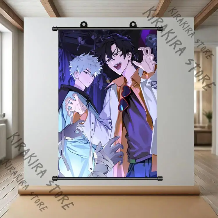 انقر فوق الرابط 	 لوكاس تشارلز 	 جو لي تيانشين 	 فيليكس أنيمي ملصق معلق التمرير بلاي بيل اللوحة خلفية خلفية تأثيري ديكور