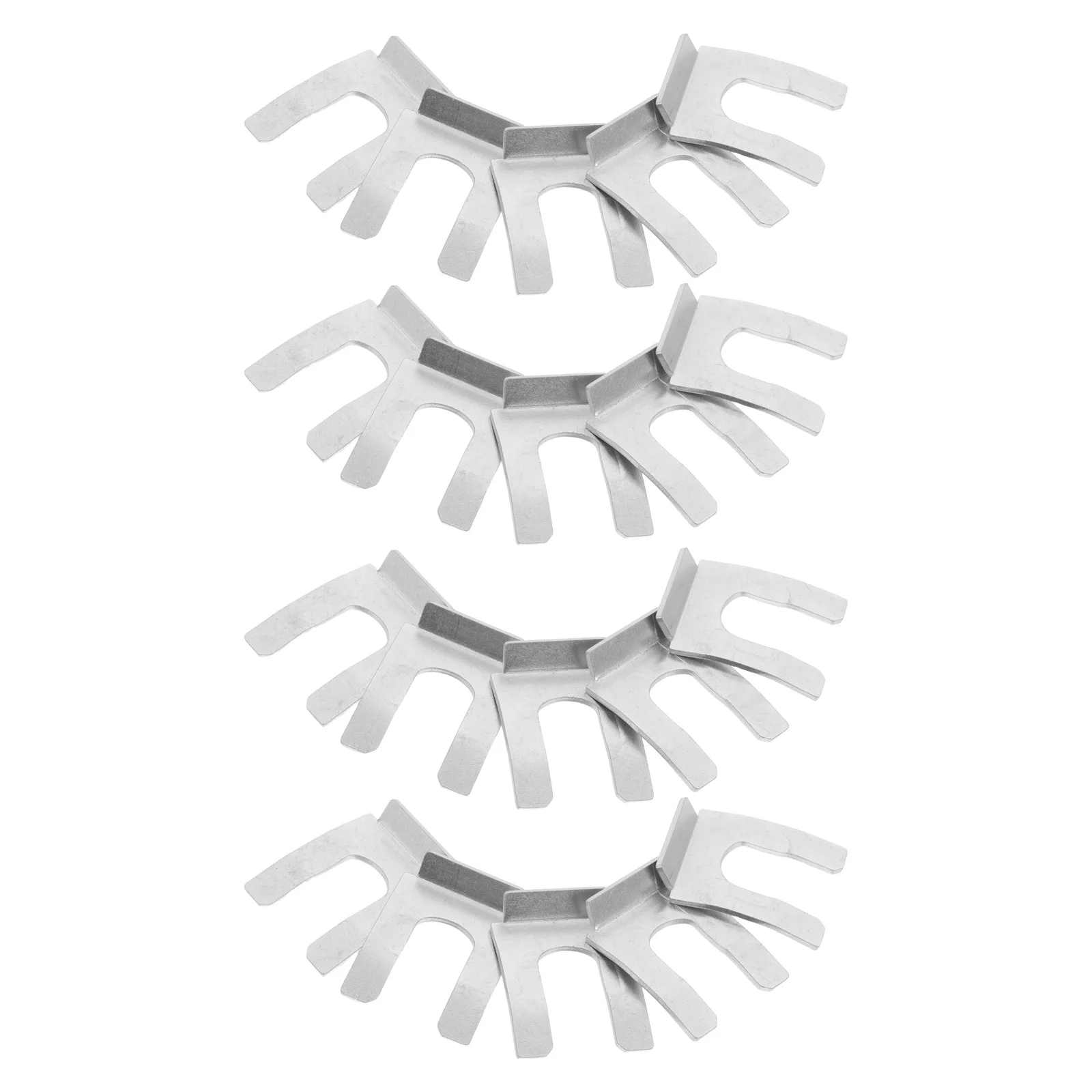 

20Pcs Brake Hose Retaining Clips U Shape Metal Clamp Auto Brake Line Retainer Holders for Vehicle Hose Clamp Replacement