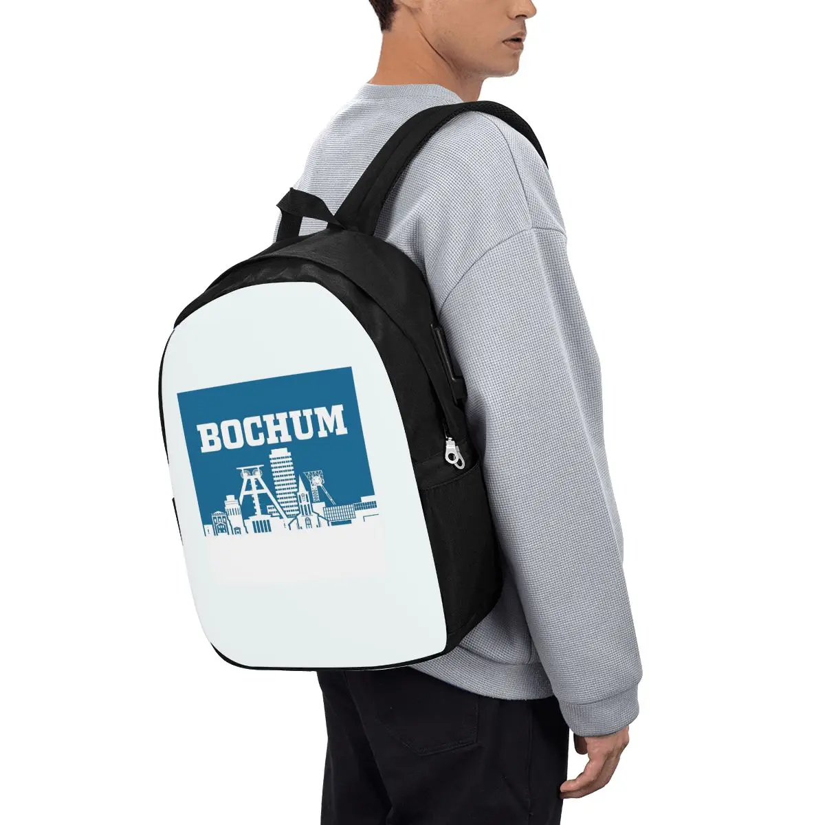 

Bochum Backpack Travel Notebook Bag Computer College Student School Bag Laptop Shoulder Bags for Men Women