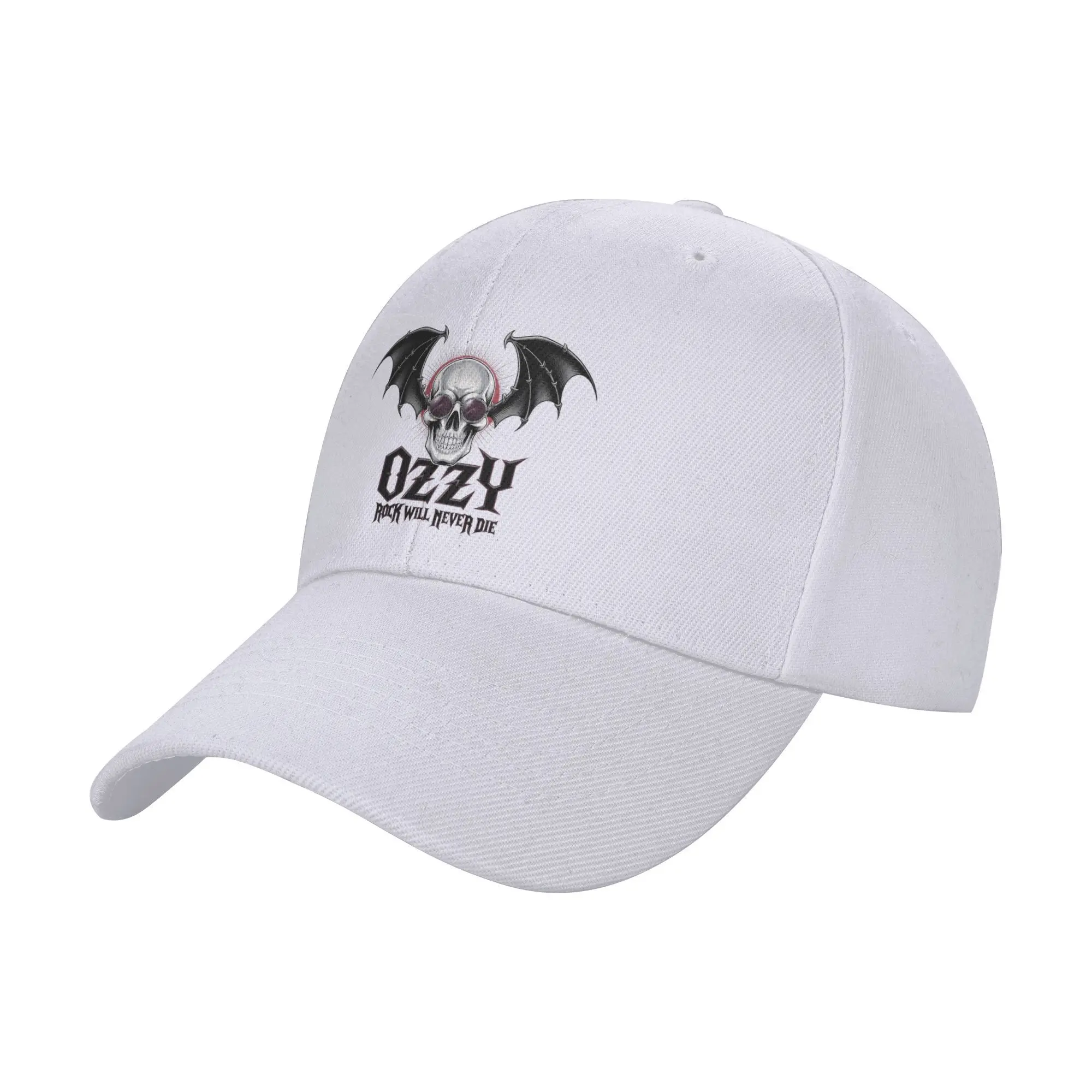 

Rock Will Never Die Ozzy Osbourne Baseball Caps Adult Popular Sun Hat Hat Breathable Polyester Sun Hats Summer Hat