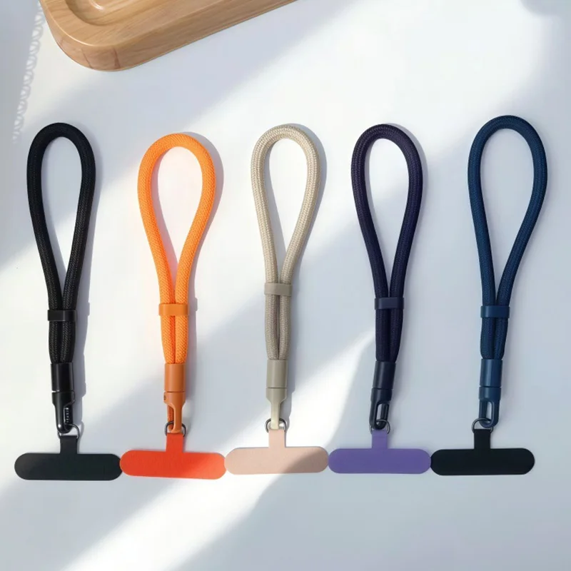 Correa Universal Ajustable para Teléfono Móvil, Correa Corta para Muñeca con Diseño Anticaída y Autoblocante, Correa de Poliéster Resistente para Teléfono