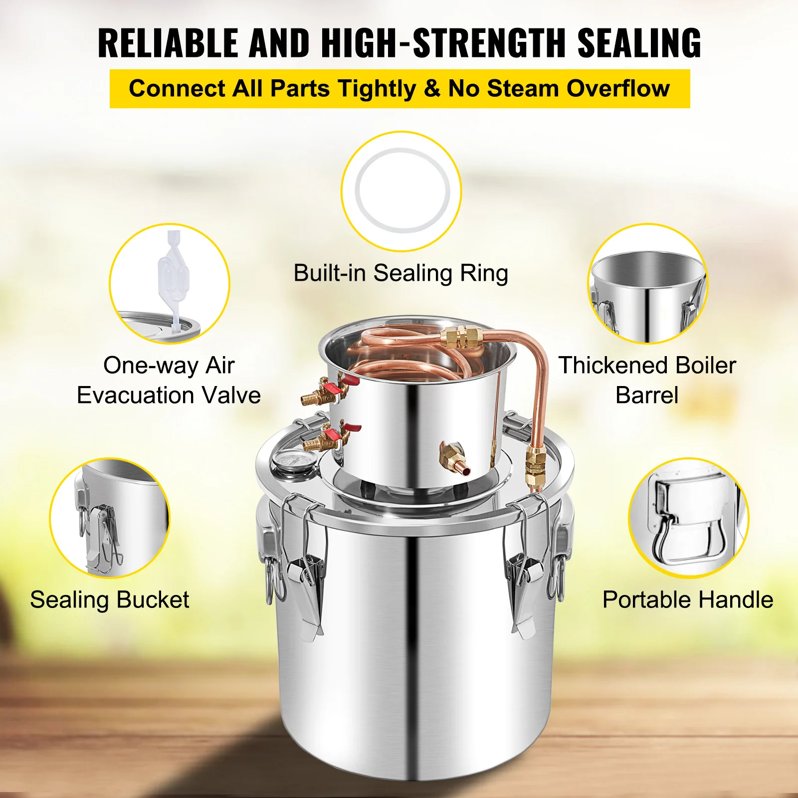 SucceBuy 50L Alkoholstill Edel – Wine Beer Liquor Bewertung und Preis