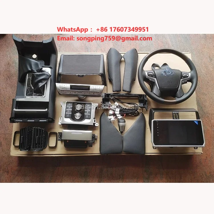 2010-2017 for Toyota Land Cruiser Prado FJ150 RHD Car Console Kit Upgrade to 2018 Interior Dashboard Accessories