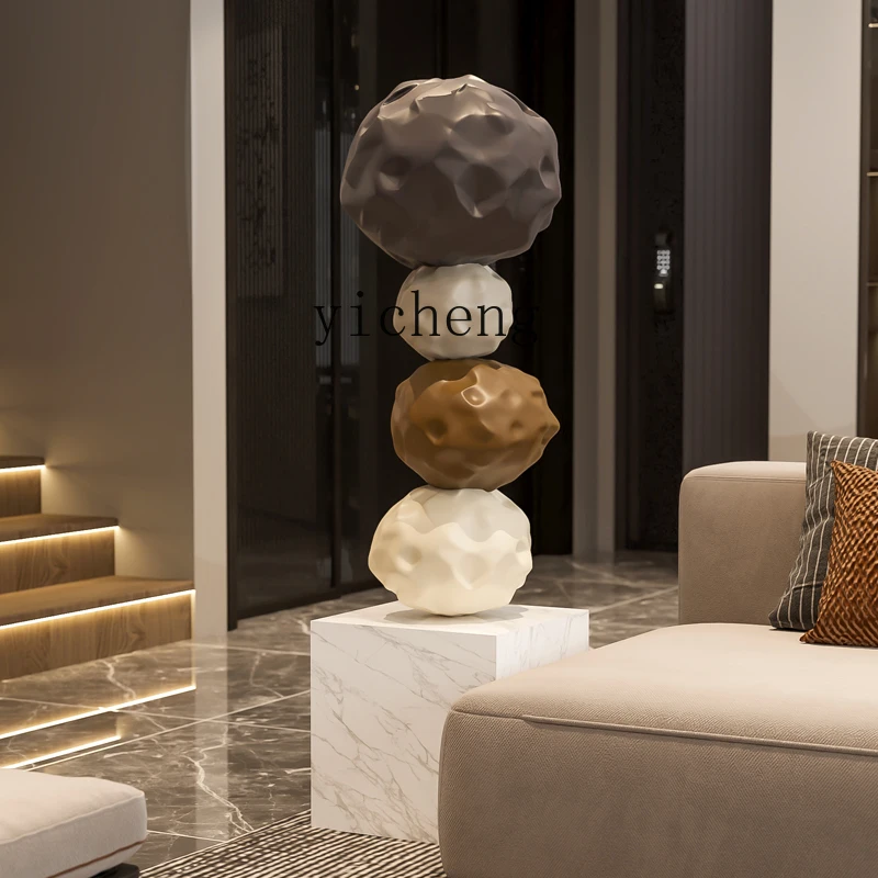 

ZK creative stone to run floor ornaments modern sculpture art lobby aisle decorations home decoration accessories